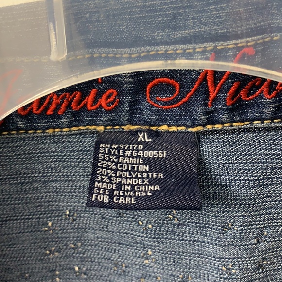 Cute Jean Vest Sz XL - Picture 5 of 6